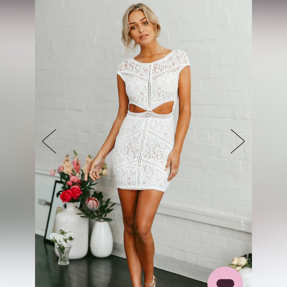 BEACH HOUSE DRESS WHITE